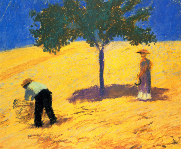 Tree in Cornfeld by Macke